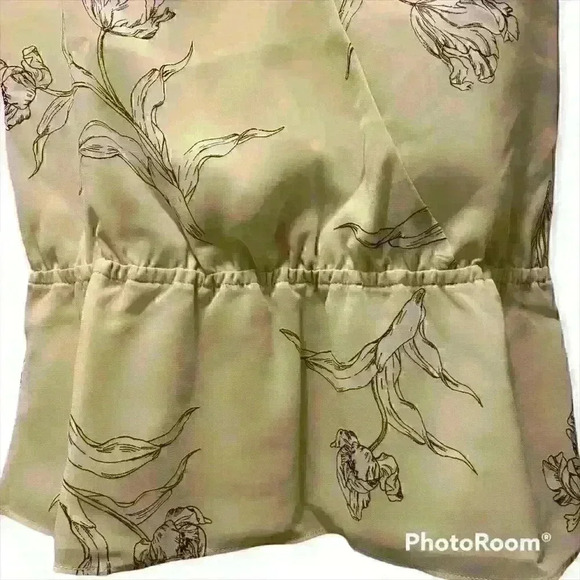 NWT: Banana Republic V Neck Peplum Sleeveless Blouse - Picture 7 of 16